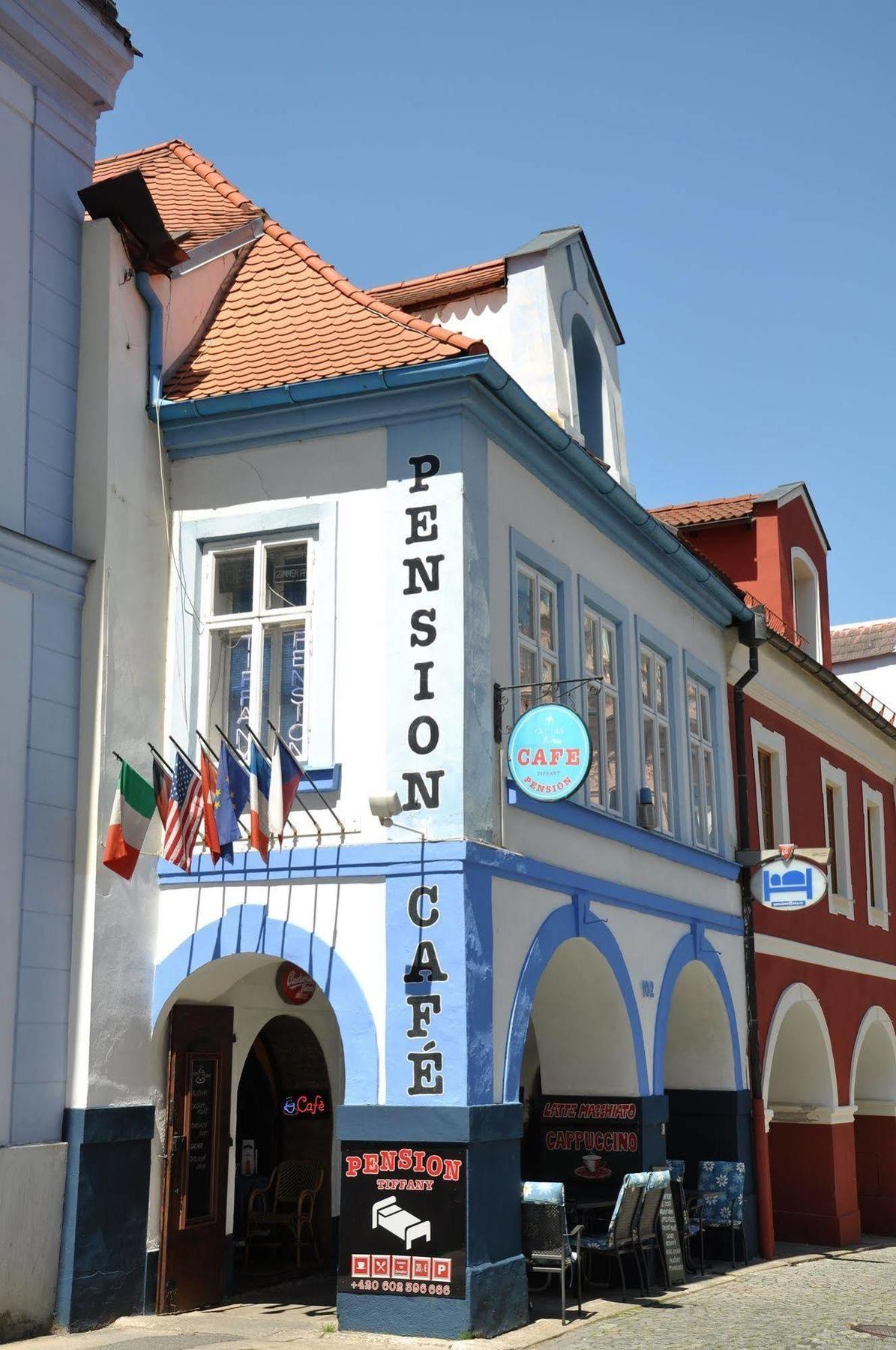 Centrum Tiffany Pension Domažlice Exterior foto